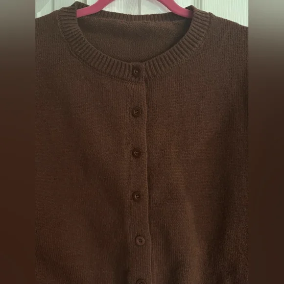 Classic Brown Women's Sweater - Picture 3 of 4